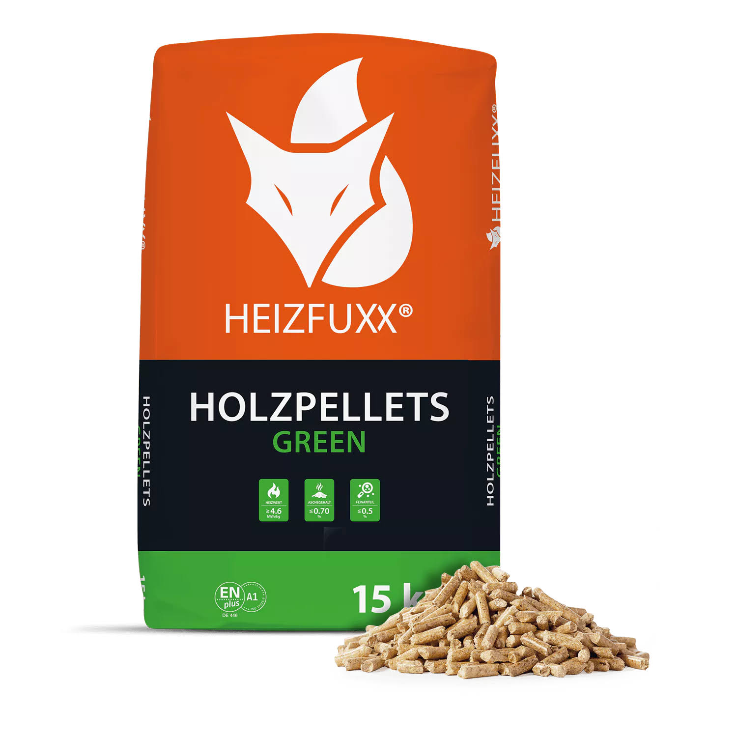 Holzpellets Green 65 x 15 kg – Bild 2